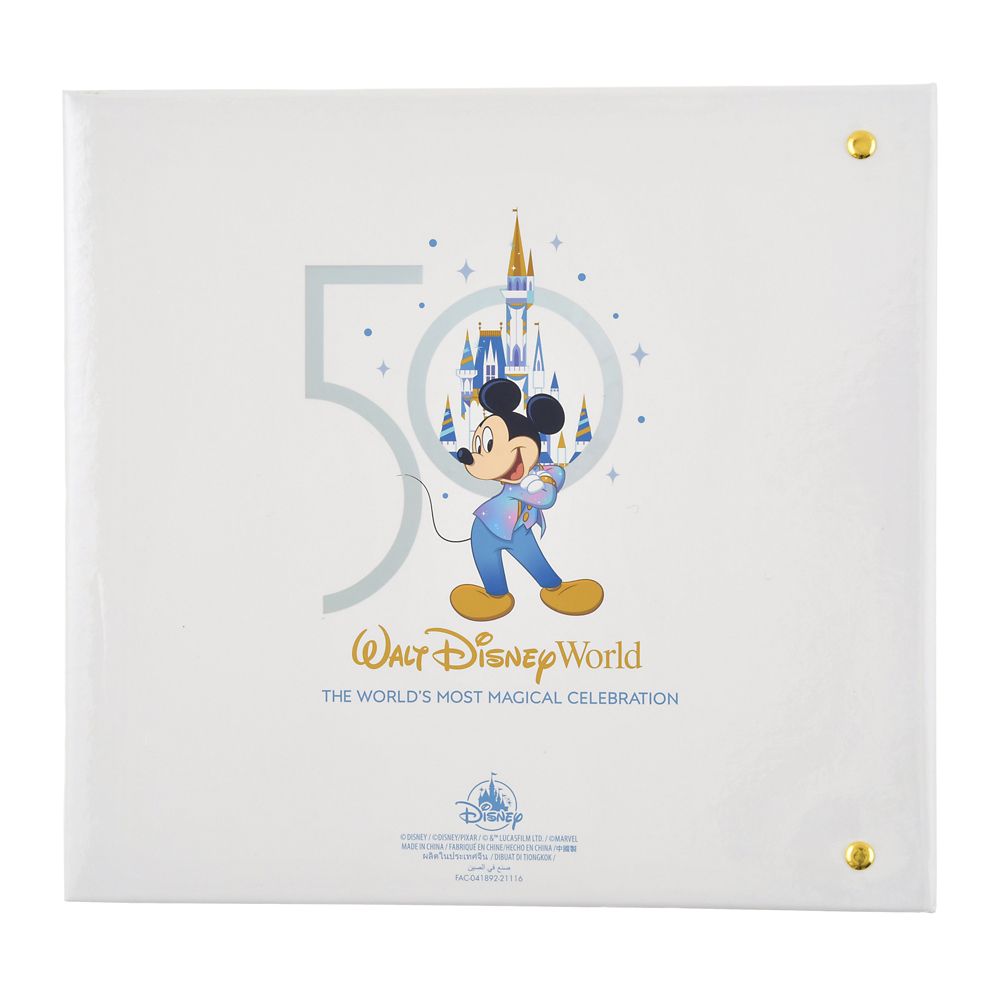 公式 ショップディズニー ミッキー フレンズ フォトアルバム Walt Disney World 50th Celebration