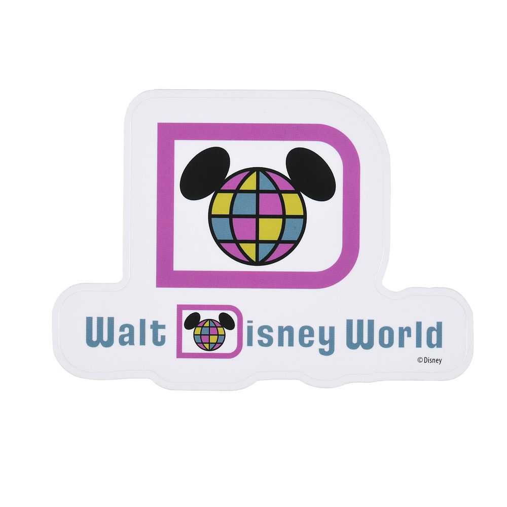 公式 ショップディズニー ミッキー シール ステッカー ロゴ Walt Disney World 50th Vault