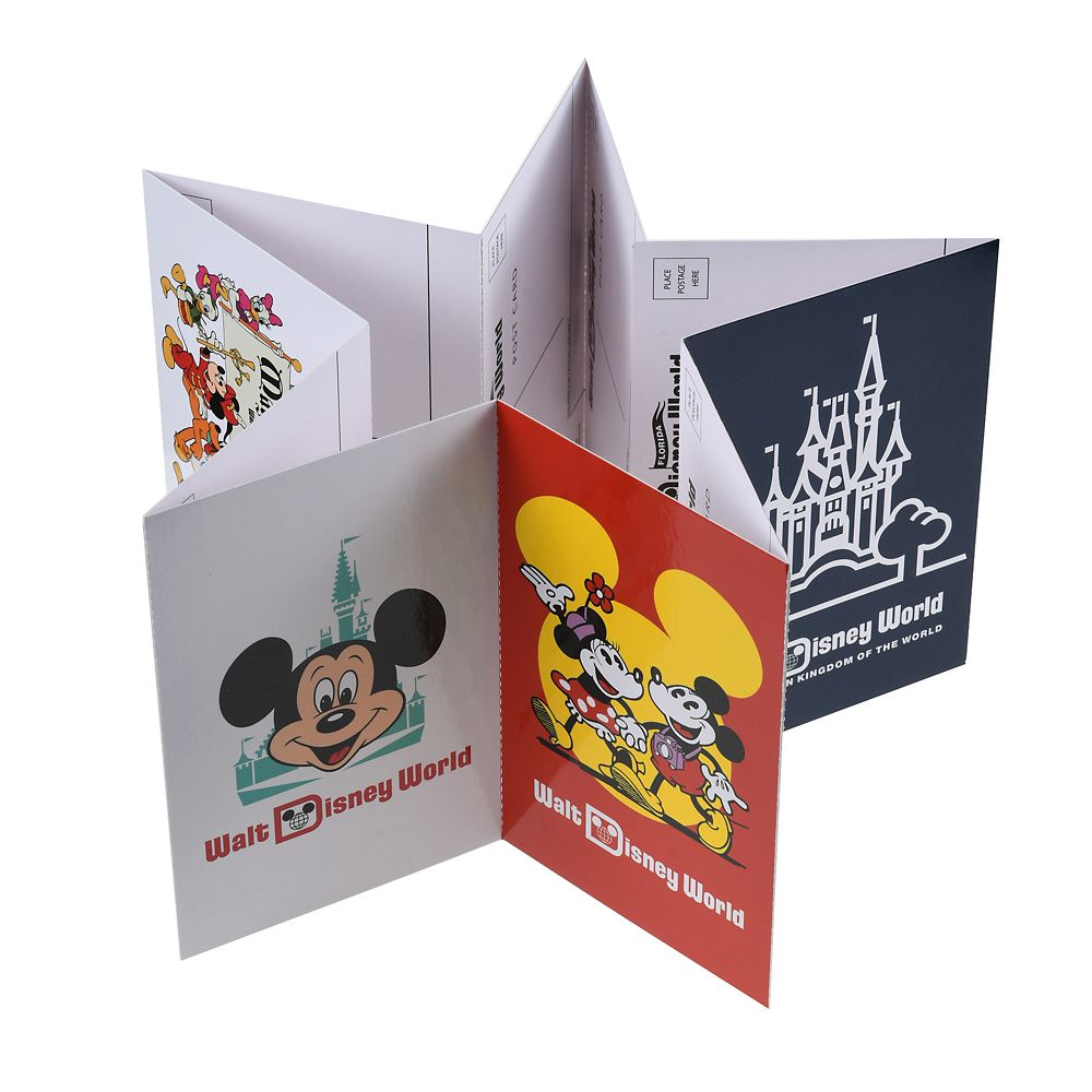 公式 ショップディズニー 再入荷 ディズニーキャラクター ポストカード セット Walt Disney World 50th Vault