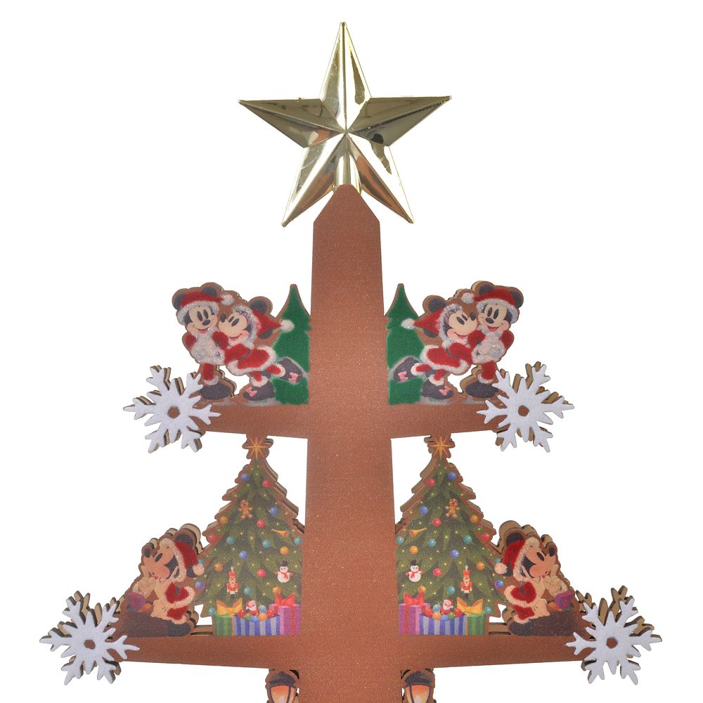 公式 ショップディズニー ミッキー フレンズ クリスマスツリー Wood ライトアップ Disney Christmas 21