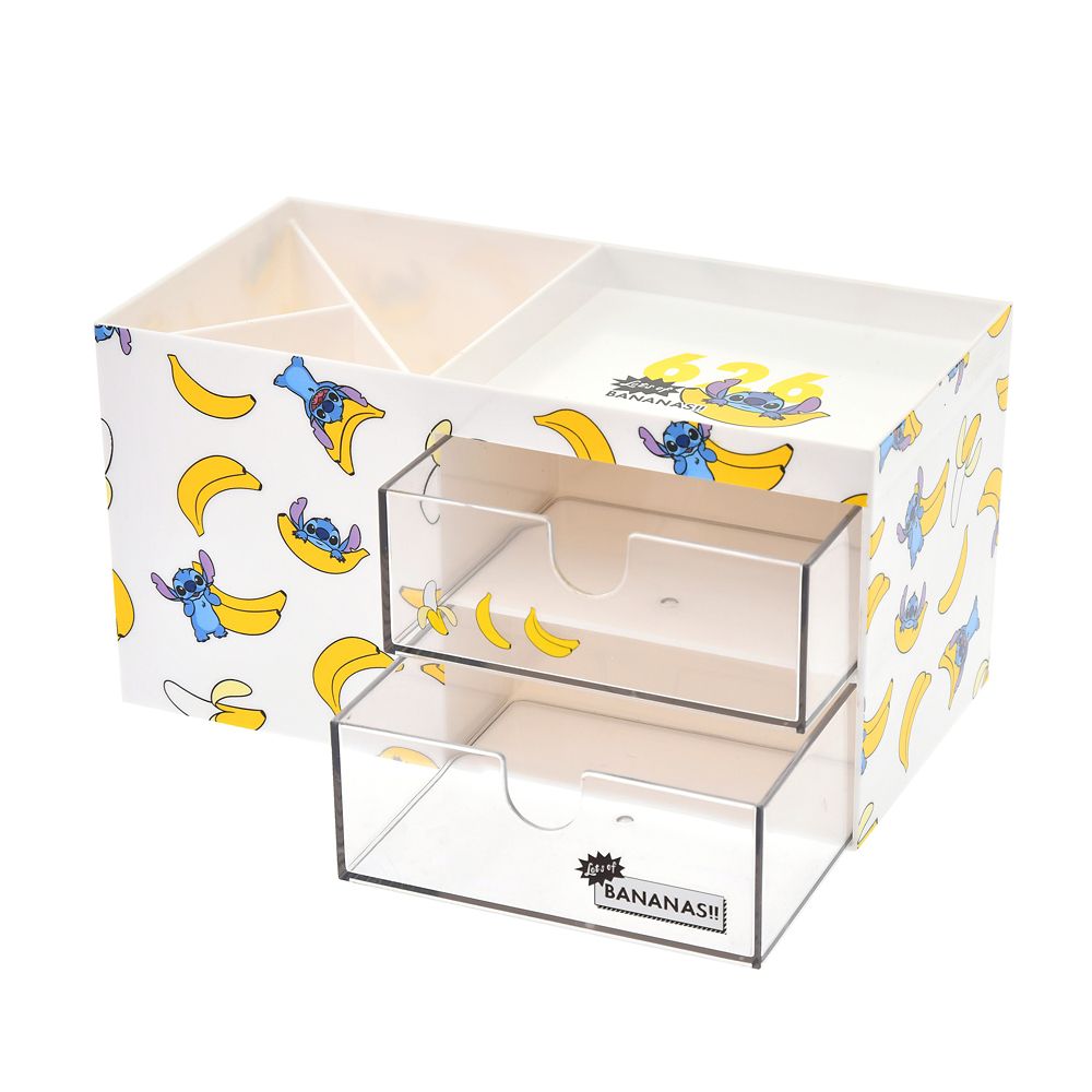 公式 ショップディズニー スティッチ 収納ボックス Lots Of Bananas