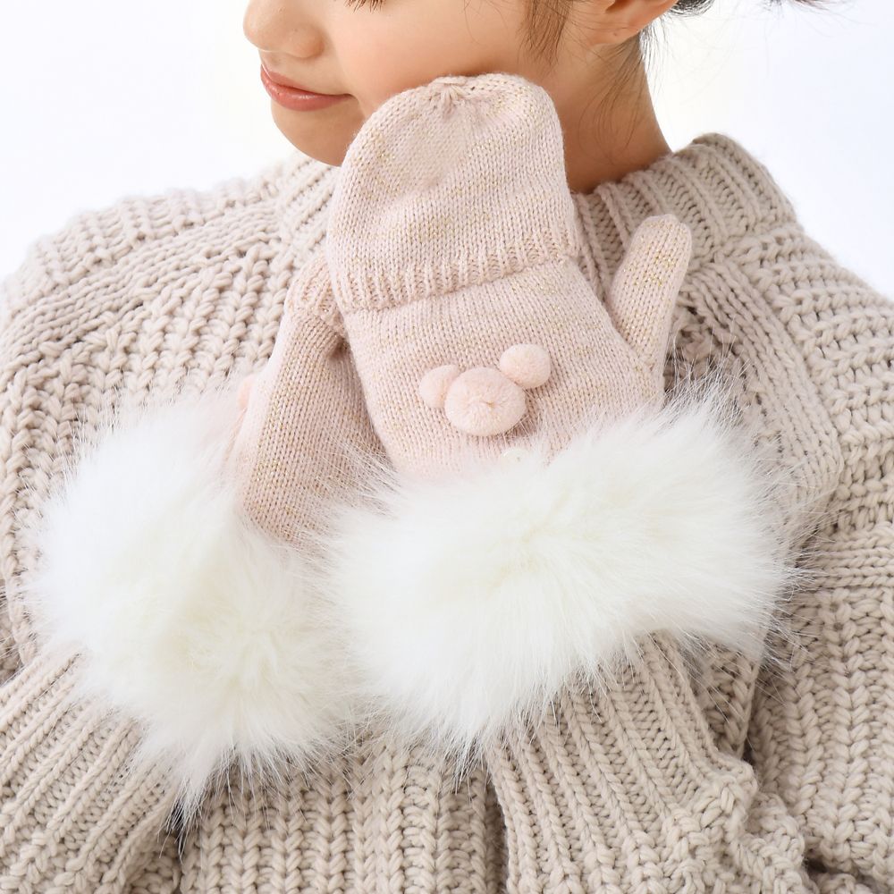 公式 ショップディズニー ミッキー 手袋 グローブ ニット Icy Winter