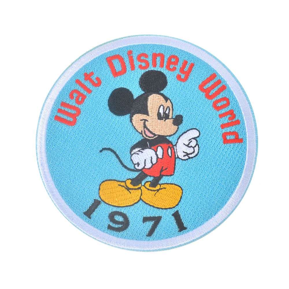 公式 ショップディズニー ミッキー ワッペン 1971 Walt Disney World 50th Vault