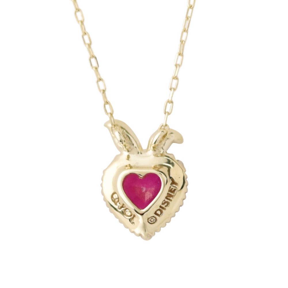 【キューポット】不思議の国のアリス/シロウサギ　ネックレス　ハートキャンディー