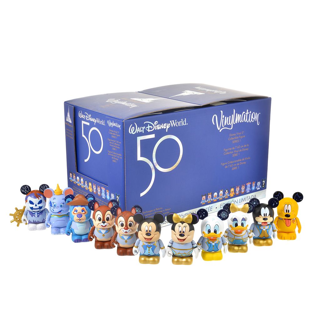公式 ショップディズニー ディズニーキャラクター シークレットフィギュア バイナルメーション 24個入り Walt Disney World 50th Celebration