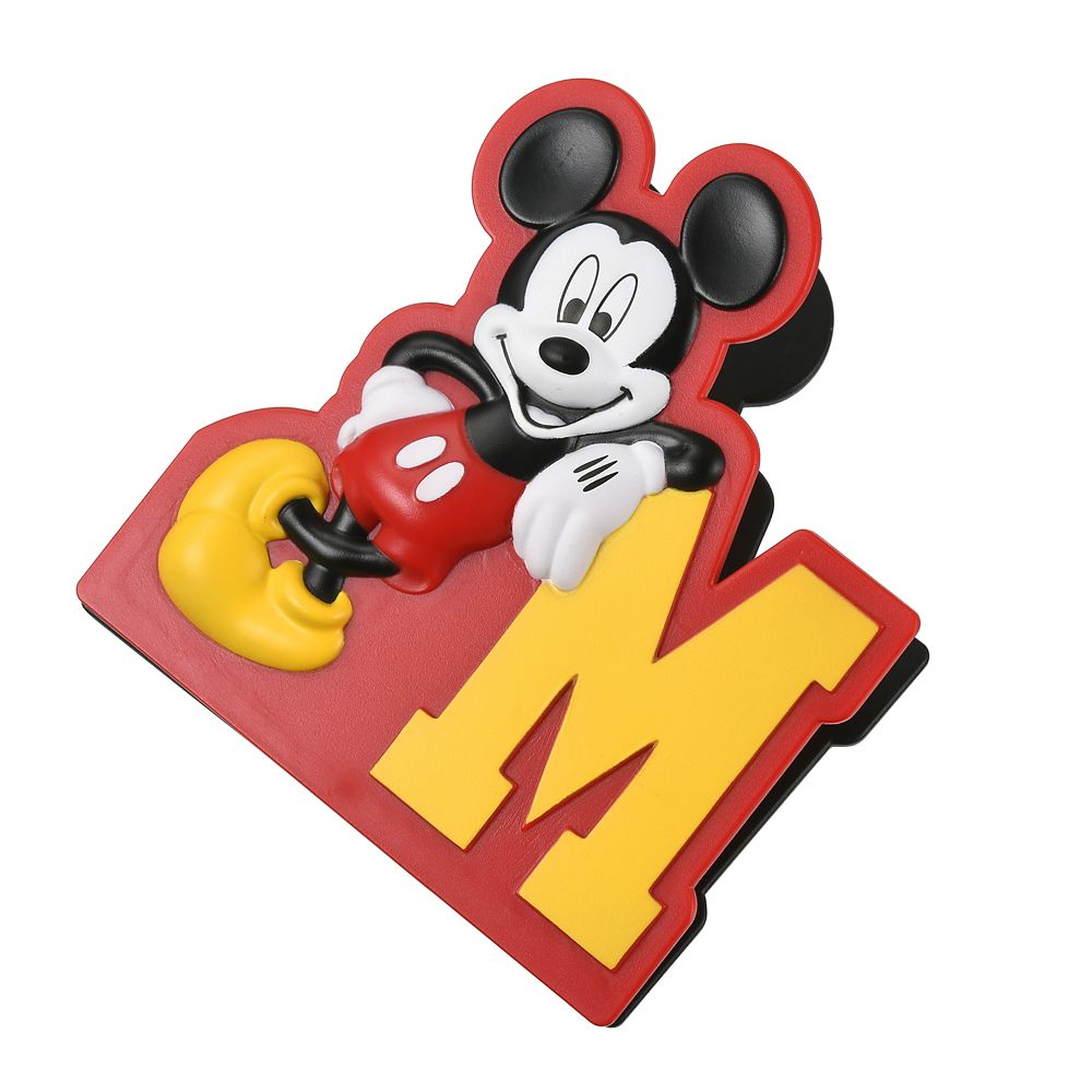 公式 ショップディズニー ミッキー マグネットクリップ イニシャル