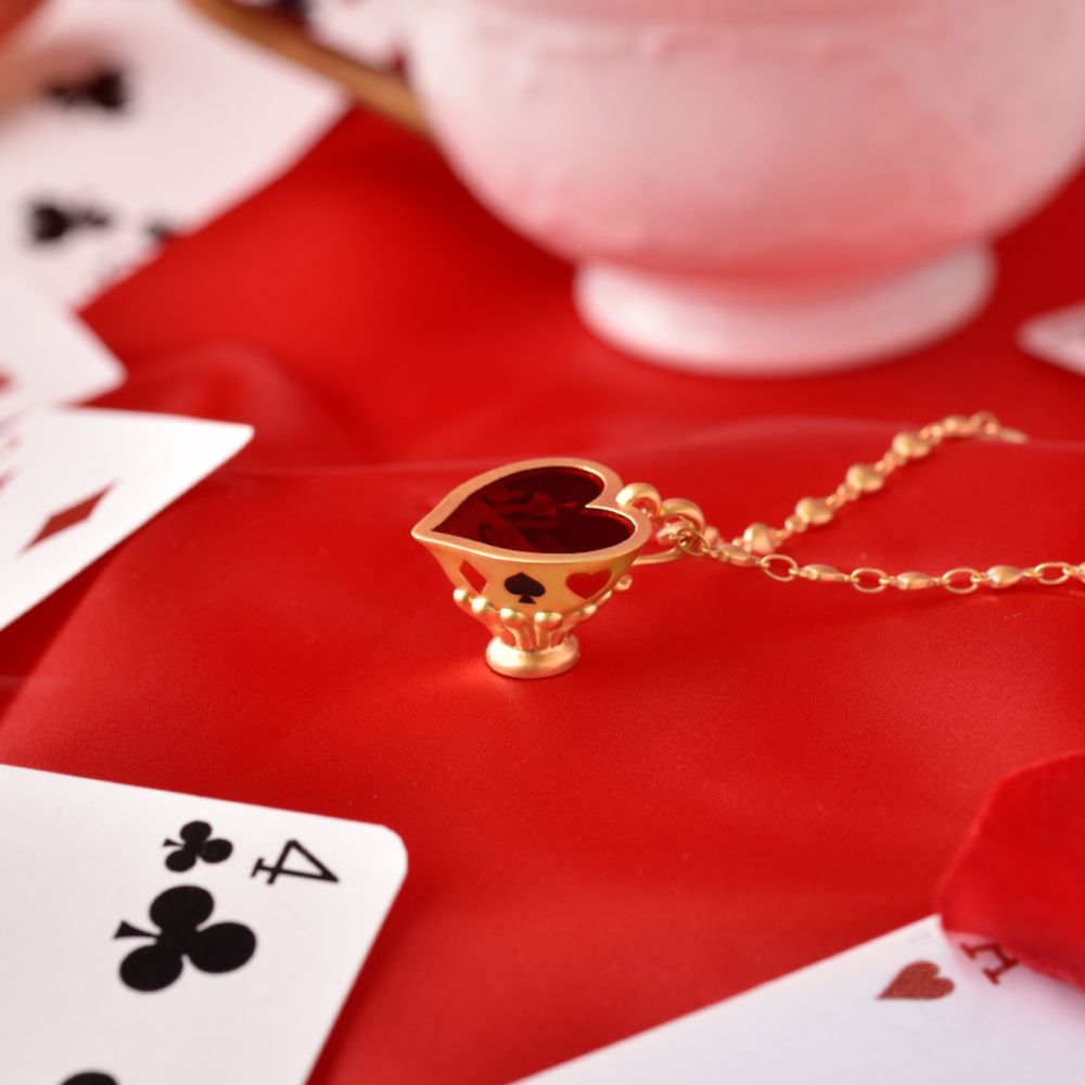 【キューポット】ハートの女王/ ネックレス　ハートティーカップ