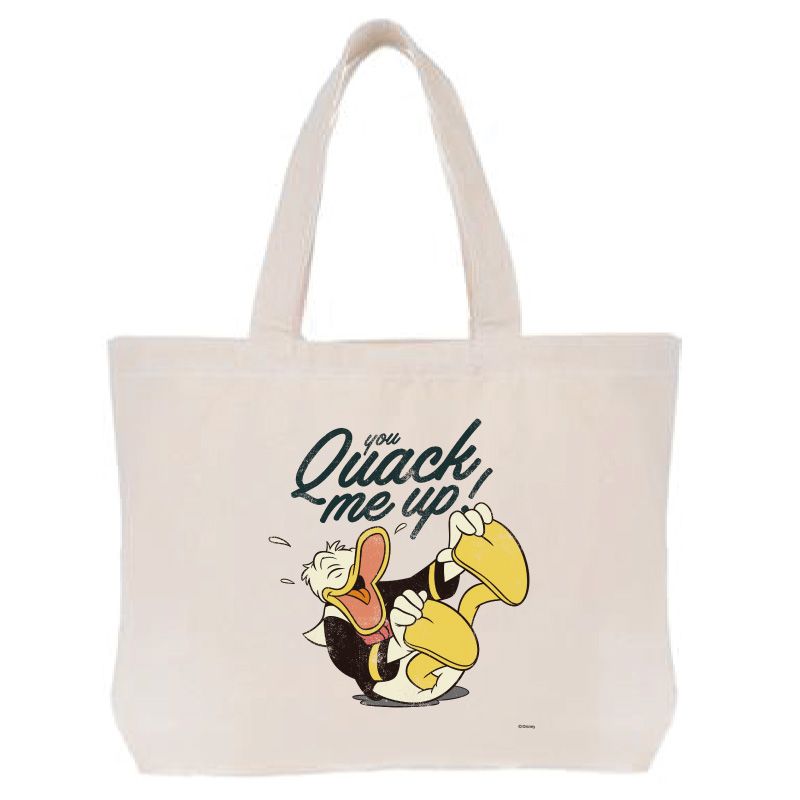 公式 ショップディズニー D Made トートバッグ ドナルド You Quack Me Up