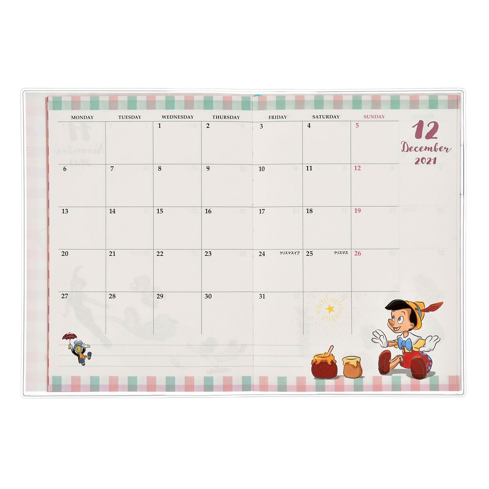 公式 ショップディズニー ディズニーキャラクター 手帳 スケジュール帳 22 バーチカル B6 レトロチェック Calendars Organizers