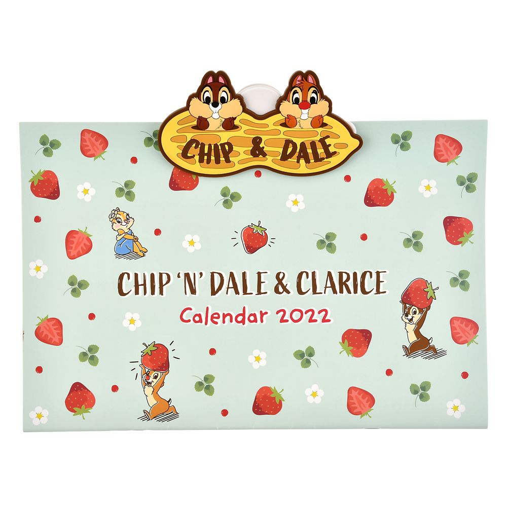 公式 ショップディズニー チップ デール クラリス 壁掛けカレンダー 22 クリップ付き Calendars Organizers