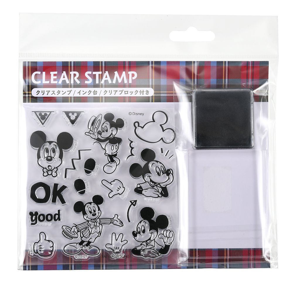 公式 ショップディズニー ミッキー スタンプ クリア セット