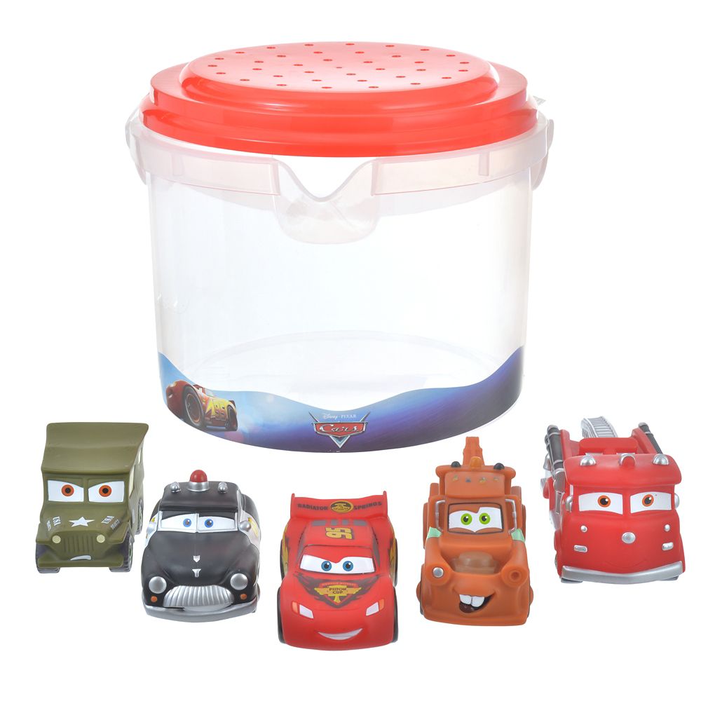 公式 ショップディズニー 再入荷 カーズ おもちゃ フィギュアセット お風呂