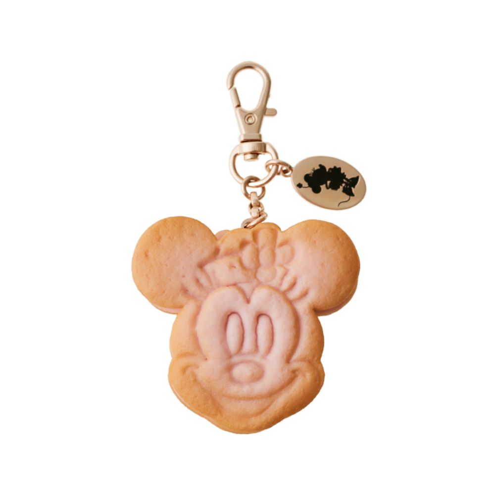 【キューポット】ミニーマウス/バッグチャーム　サクラ アイスクリーム クッキーサンド