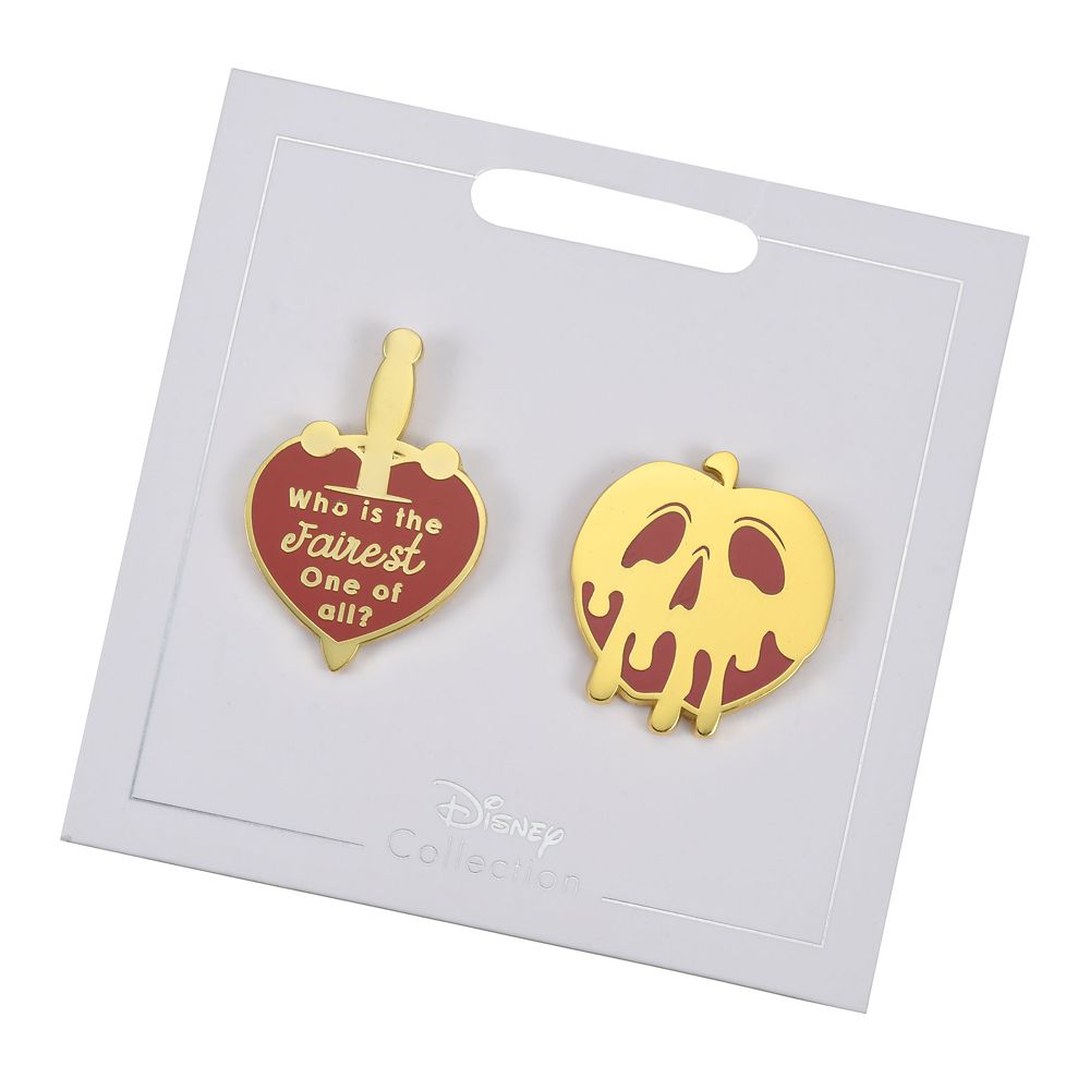 公式 ショップディズニー Loungefly 白雪姫 ピンバッジ セット ディズニーヴィランズ