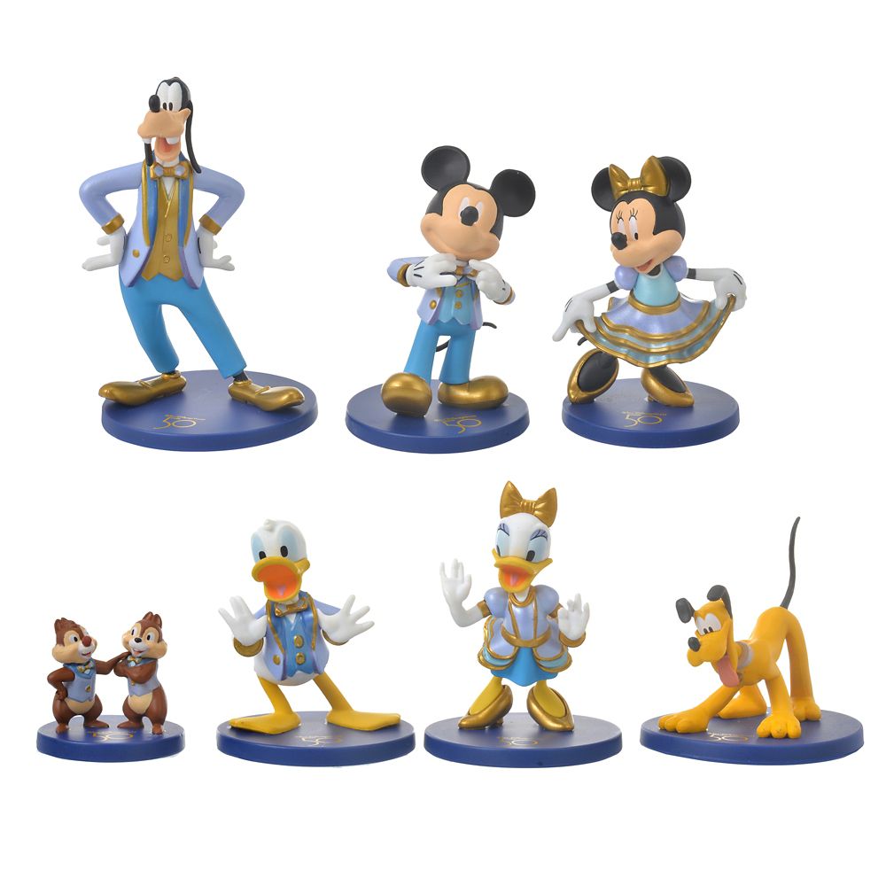 公式 ショップディズニー ミッキー フレンズ フィギュアセット Collectible Walt Disney World 50th Celebration