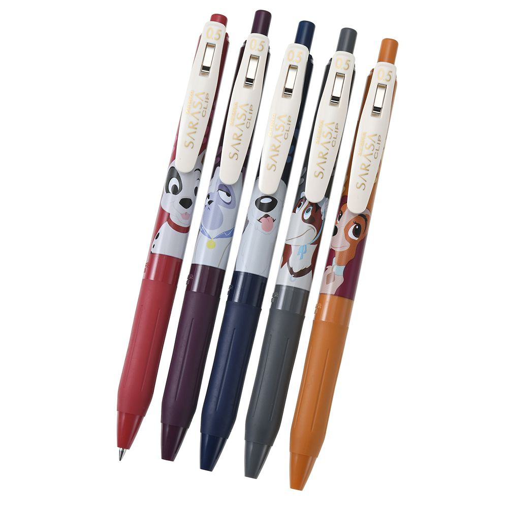 公式 ショップディズニー ディズニーキャラクター サラサクリップ0 5 ジェルボールペン ビンテージカラー Dog Day 22