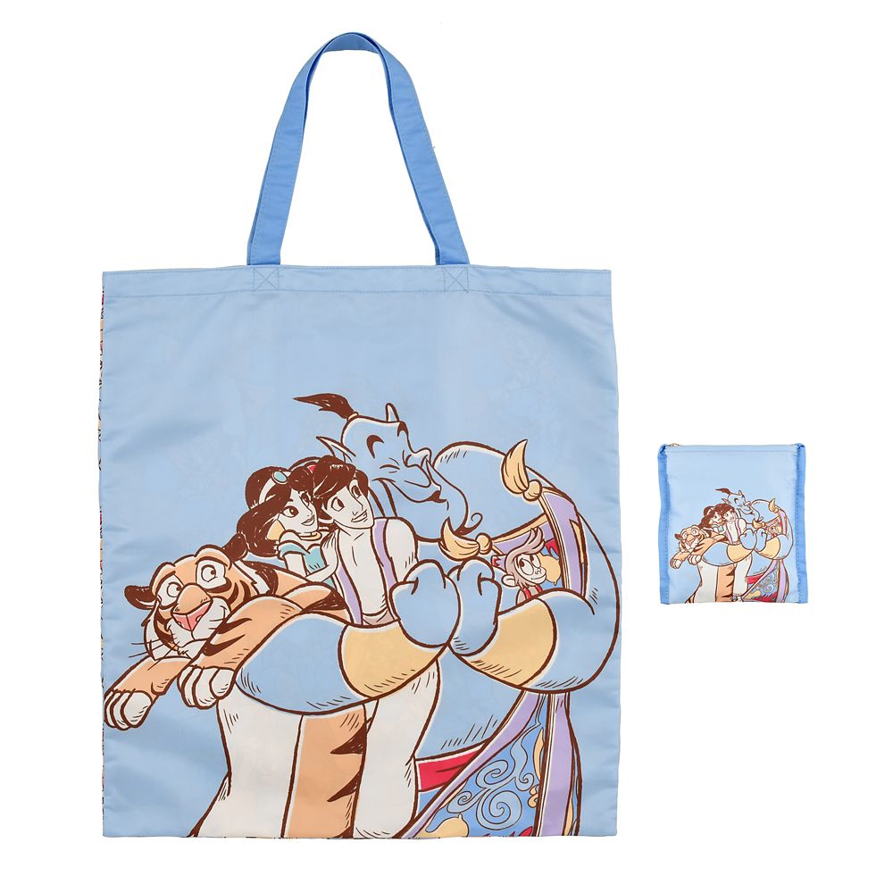 公式 ショップディズニー アラジン ショッピングバッグ エコバッグ ハグ スマイル