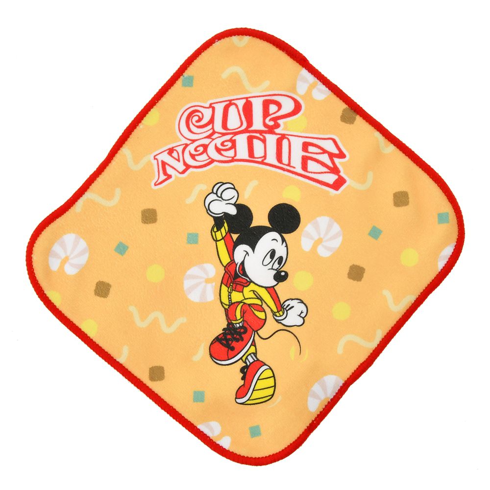 公式 ショップディズニー カップヌードル ミッキー ミニタオル カップ入り Cup Noodle