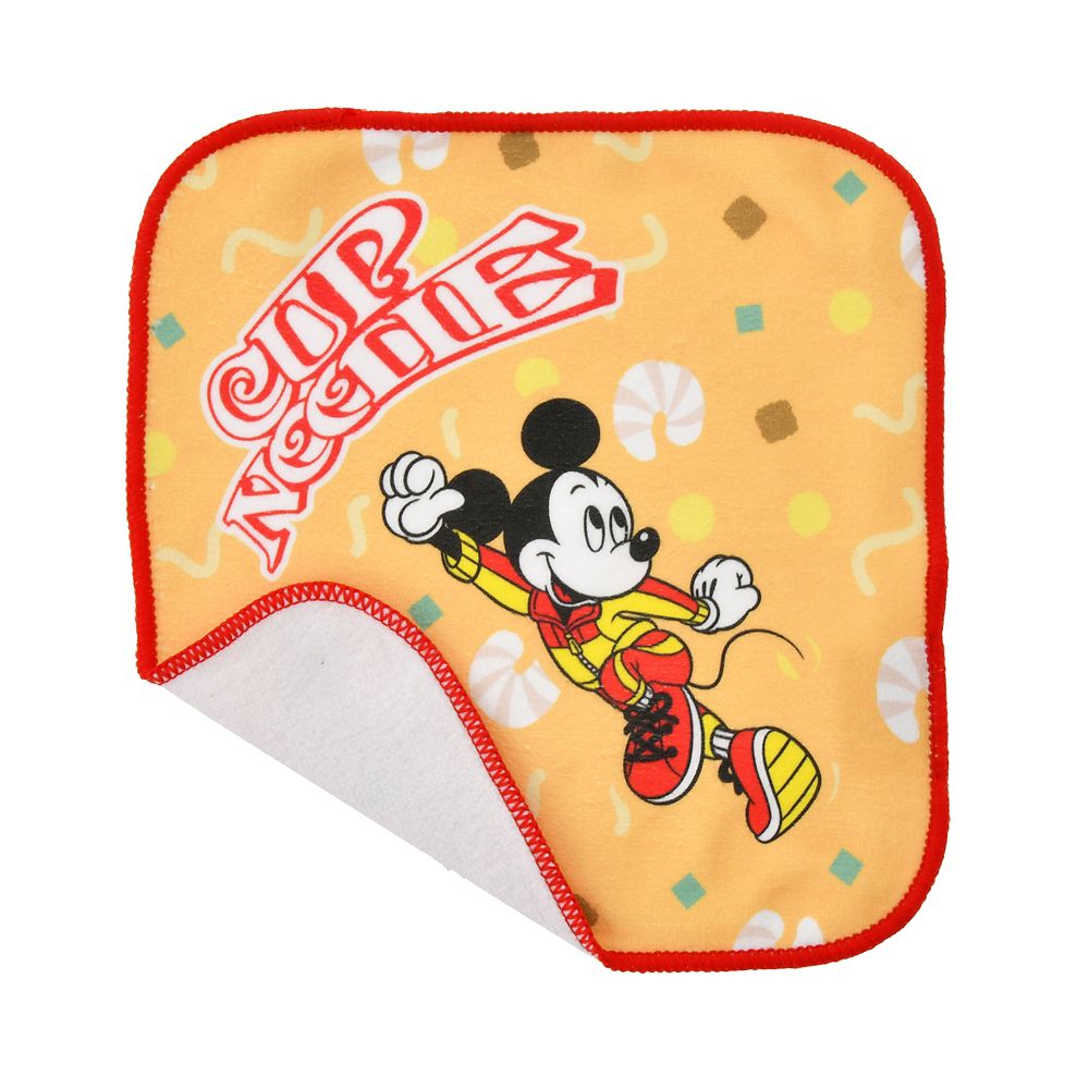 公式 ショップディズニー カップヌードル ミッキー ミニタオル カップ入り Cup Noodle