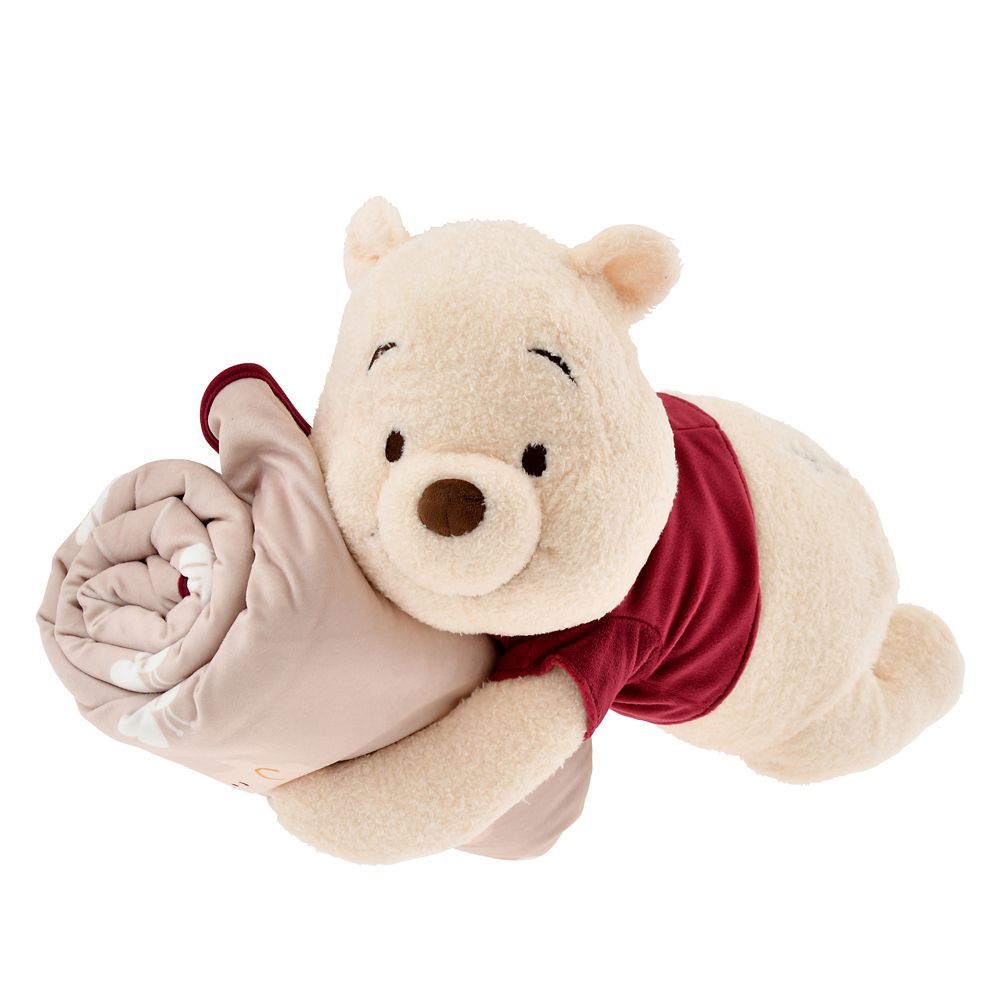 公式 ショップディズニー プーさん ブランケット ぬいぐるみ付き おやすみシリーズ