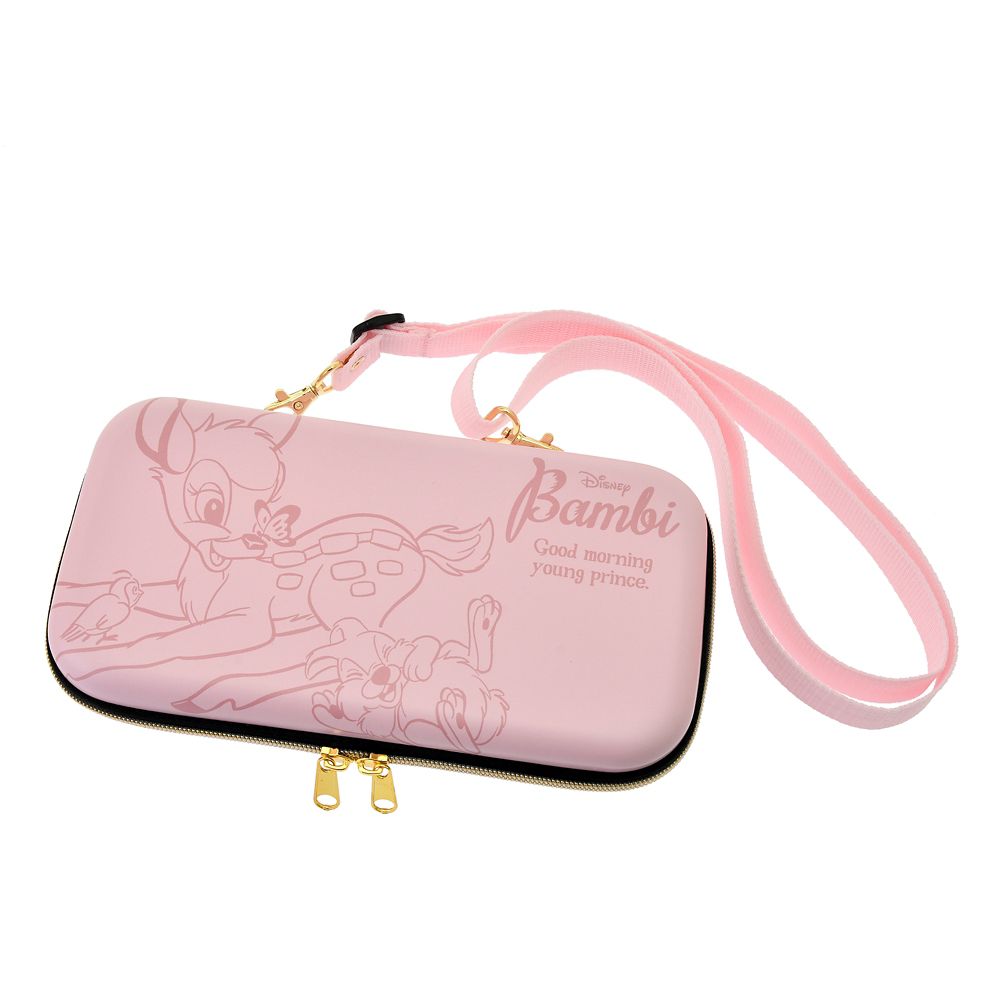 公式 ショップディズニー バンビ とんすけ ポータブルゲーム機ケース ストラップ付き Games For Fun
