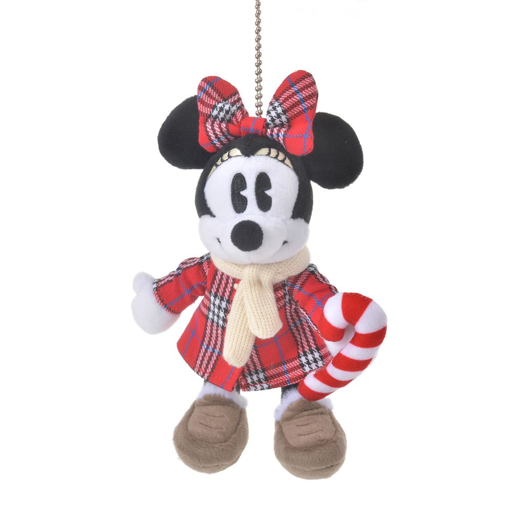 公式 ショップディズニー ミニー ぬいぐるみキーホルダー キーチェーン Disney Christmas 21