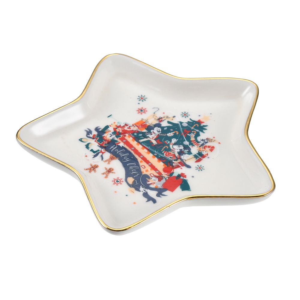公式 ショップディズニー ミッキー フレンズ プレート ミニ 星 Disney Christmas 22