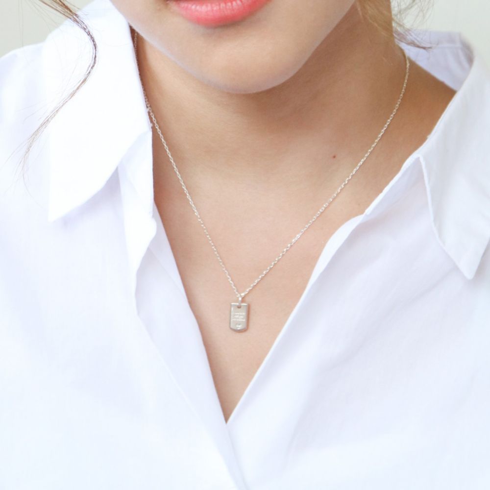 【ザ・キッス】DI-SN1832DM-40 ディズニー 隠れミッキー / シルバー ネックレス 40cm