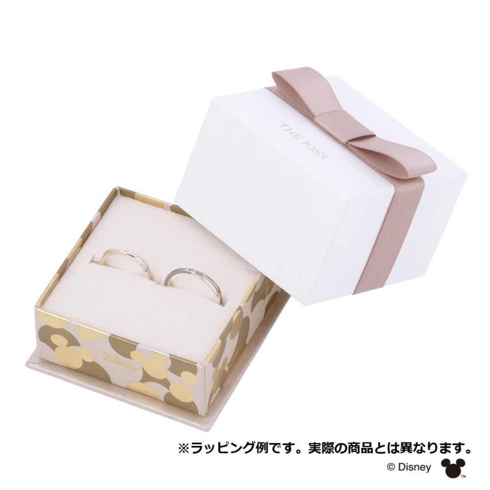 【ザ・キッス】DI-SN1832DM-50 ディズニー 隠れミッキー / シルバー ネックレス 50cm