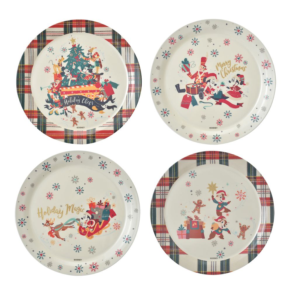 公式 ショップディズニー ミッキー フレンズ プレート Disney Christmas 22
