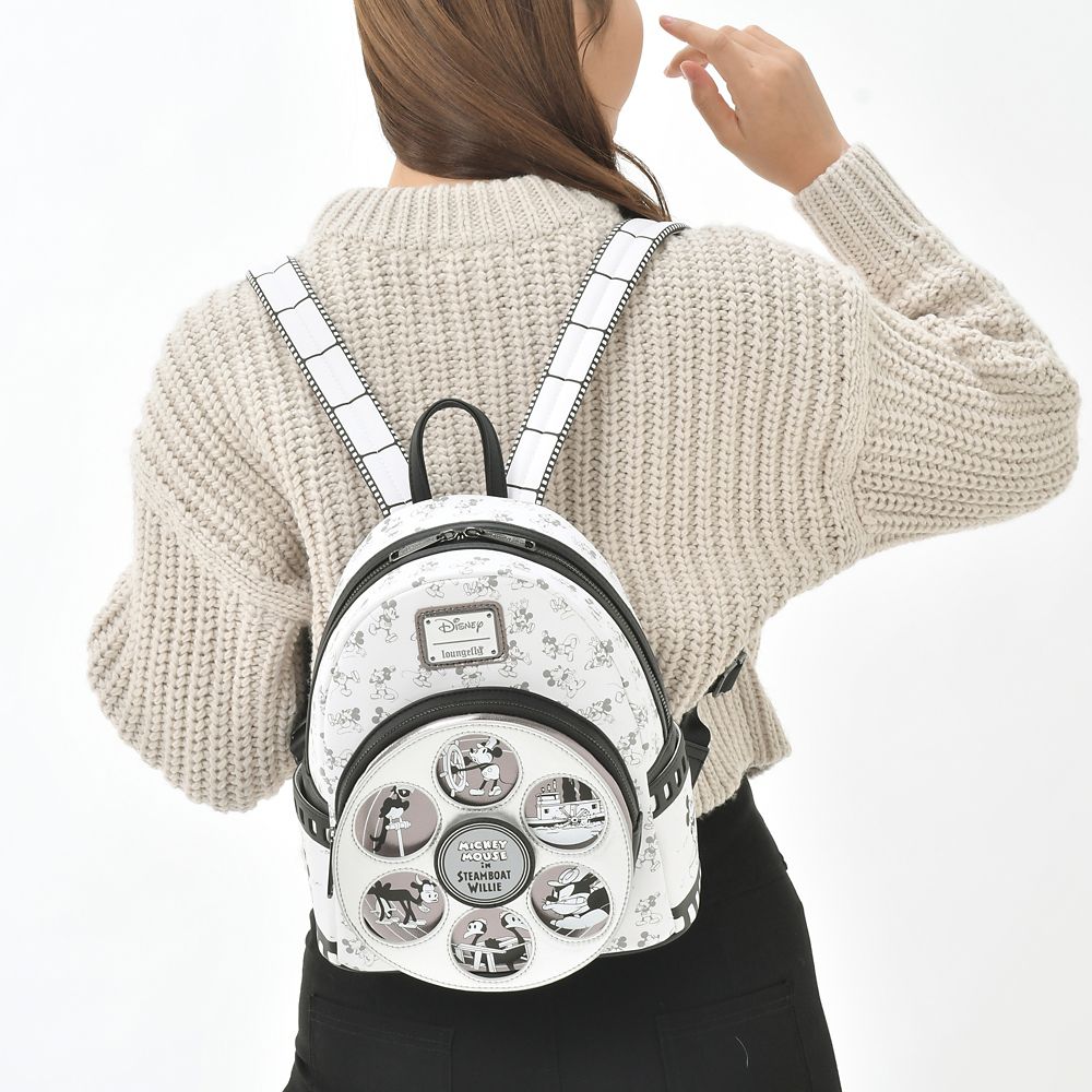 夏・お店屋さん Loungefly バックパック 蒸気船ウィリー Disney100