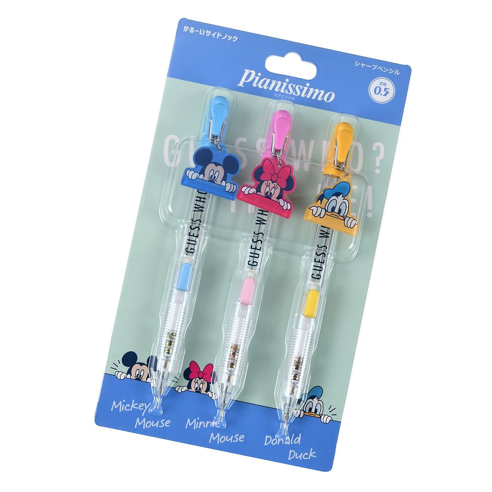 公式 ショップディズニー ミッキー ミニー ドナルド Pianissimo0 5 シャープペンシル