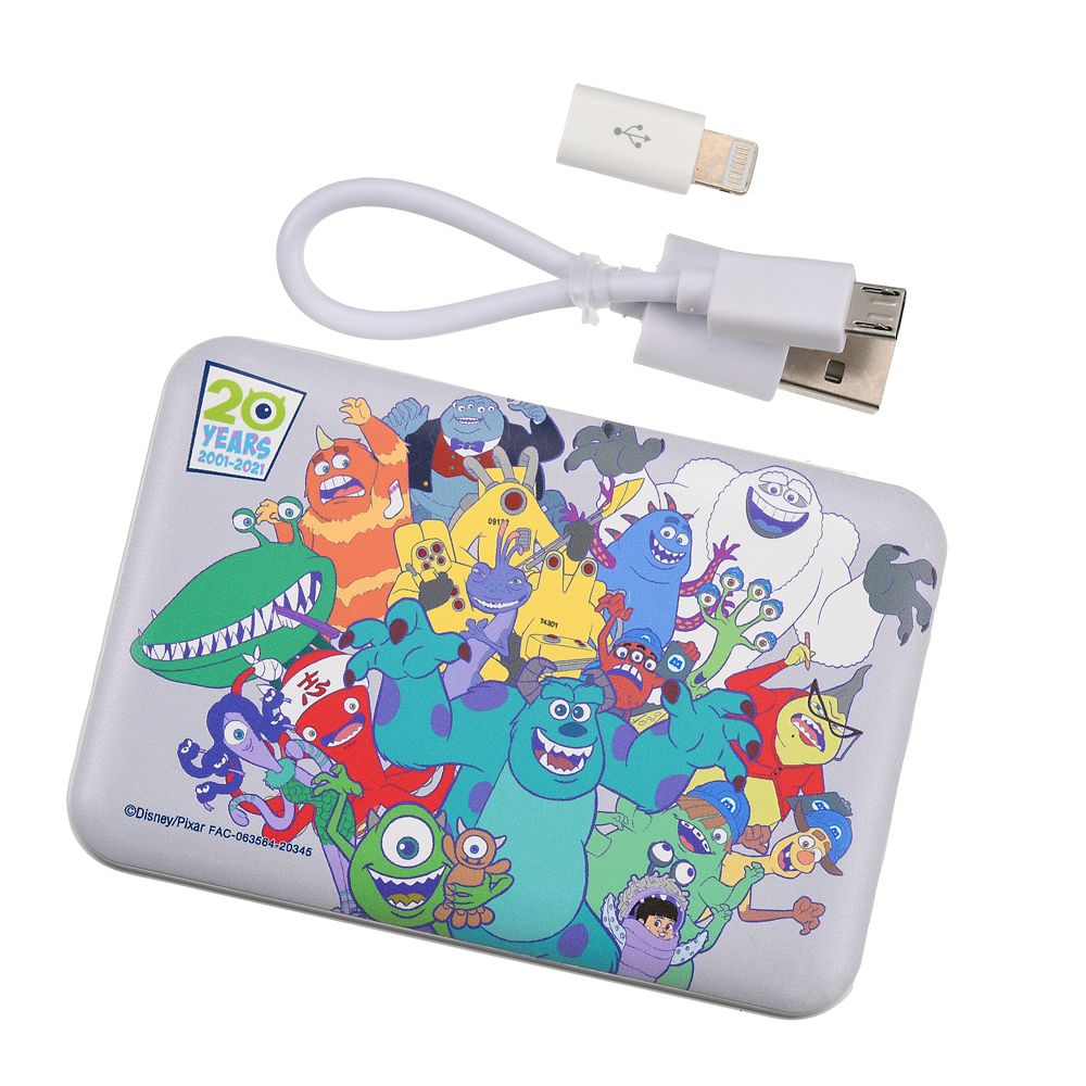 公式 ショップディズニー モンスターズ インク モバイルバッテリーチャージャー Monsters Inc th