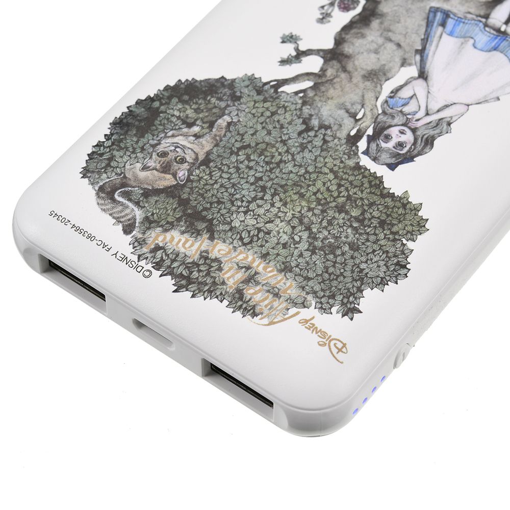 公式 ショップディズニー アリス チェシャ猫 モバイルバッテリーチャージャー Disney Artist Collection By Yuko Higuchi Alice