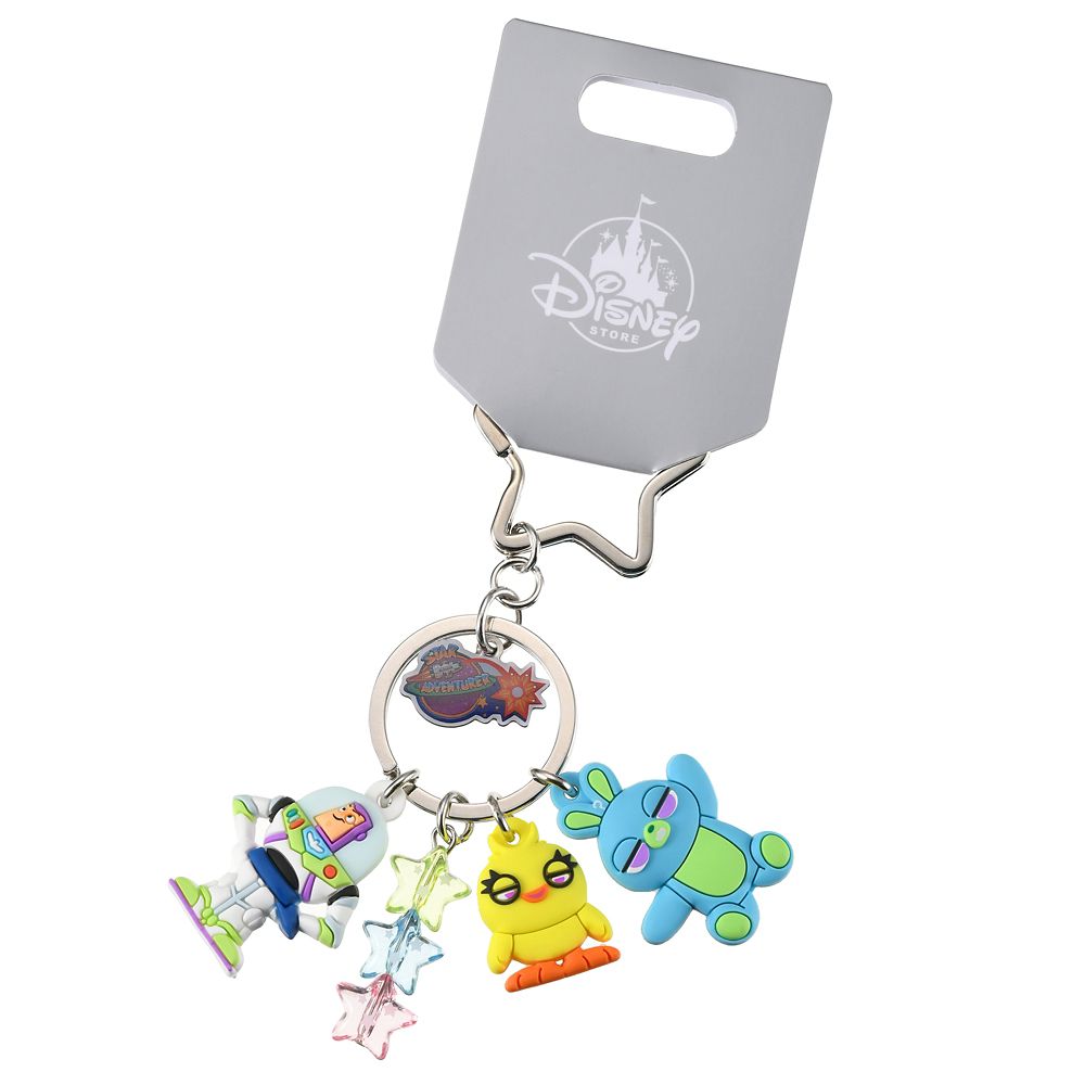 公式 ショップディズニー バズ ライトイヤー ダッキー バニー キーホルダー キーチェーン ジャラジャラ