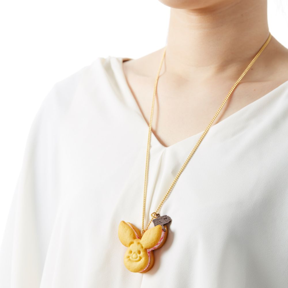 【キューポット】ピグレット / ネックレス　ストロベリー クッキーサンドアイス