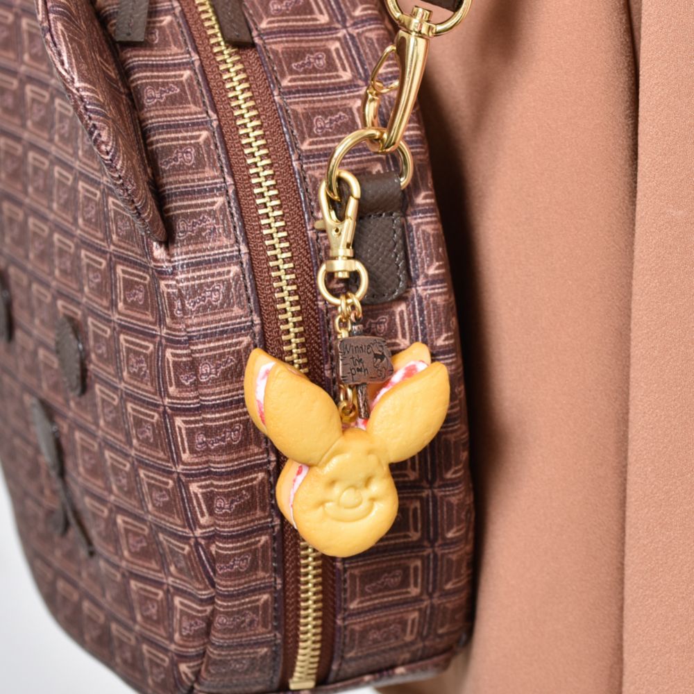 【キューポット】ピグレット /バッグチャーム　ストロベリー クッキーサンドアイス