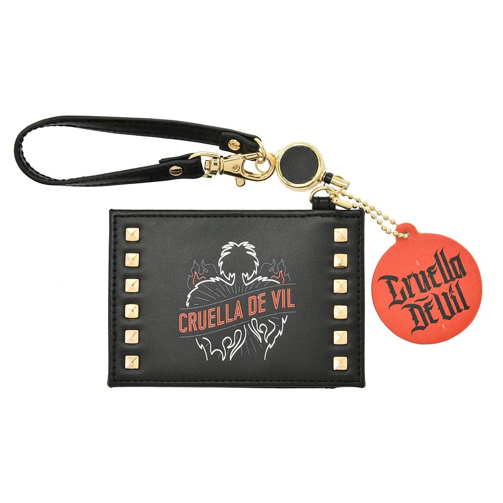 公式 ショップディズニー クルエラ 定期入れ パスケース スタッズ