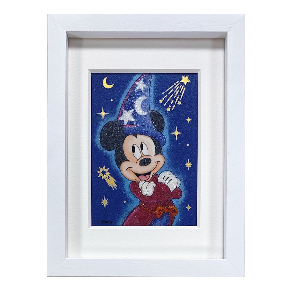 公式 ショップディズニー 受注生産 生産限定50点 ジュエリー絵画 ファンタジア ミッキー Xsサイズ