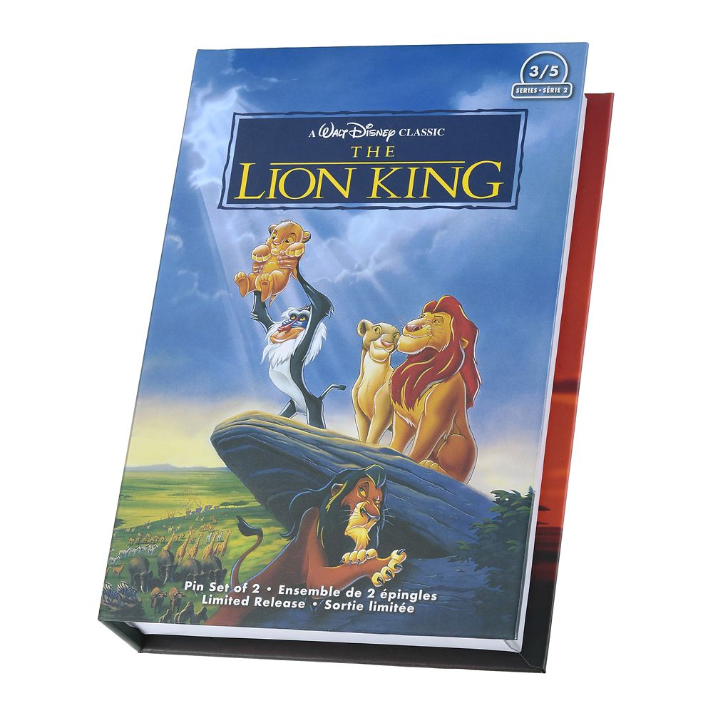 公式 ショップディズニー ティモン プンバァ ピンバッジ セット Vhs風ボックス入り ライオン キング