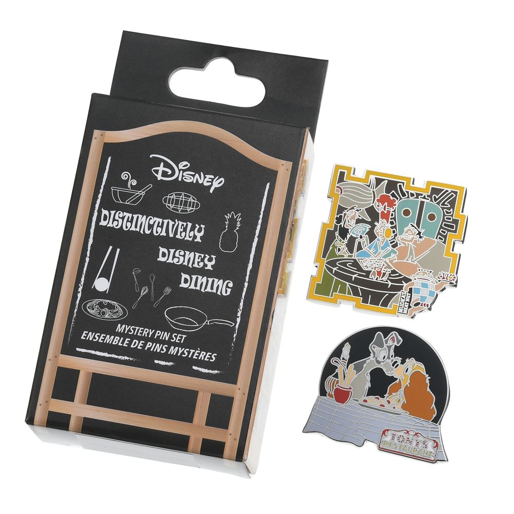 公式 ショップディズニー ディズニーキャラクター シークレットピンバッジ Disney Dining