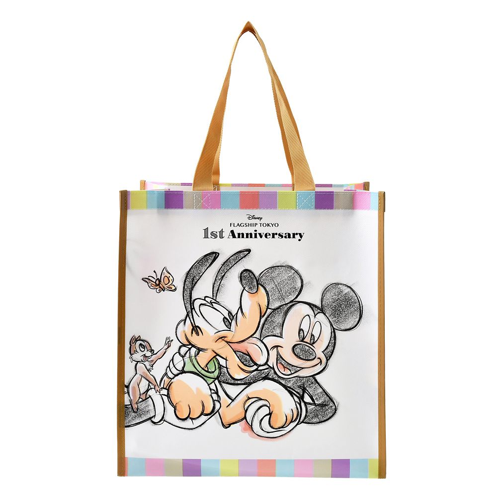 公式 ショップディズニー ミッキー フレンズ ショッピングバッグ エコバッグ Disney Flagship Tokyo 1周年