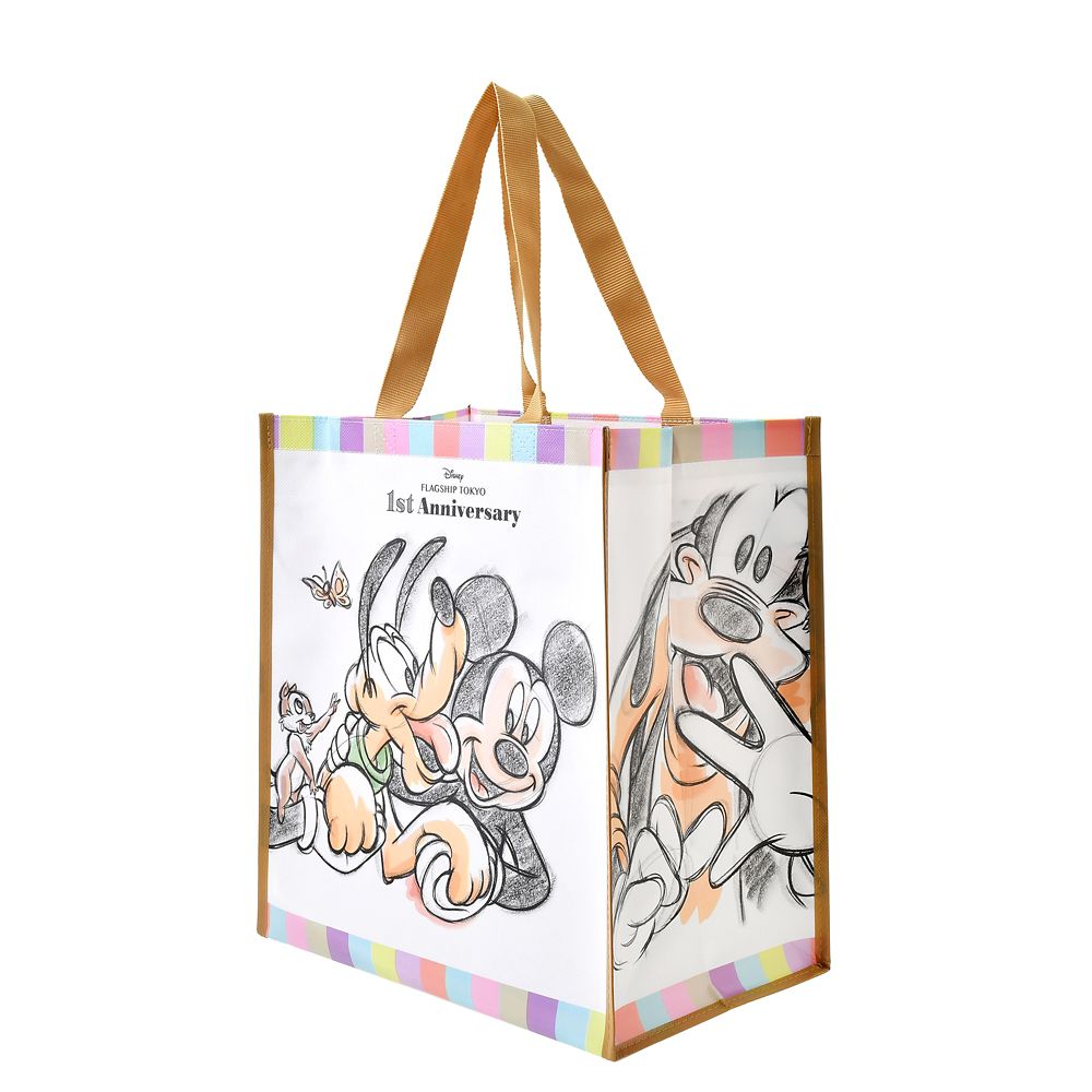 公式 ショップディズニー ミッキー フレンズ ショッピングバッグ エコバッグ Disney Flagship Tokyo 1周年