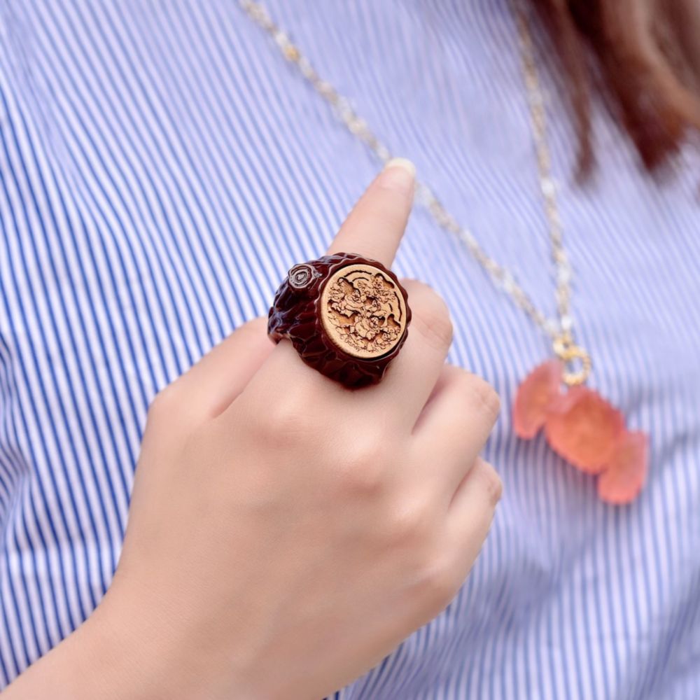 【キューポット】7人のこびと/リング　切り株