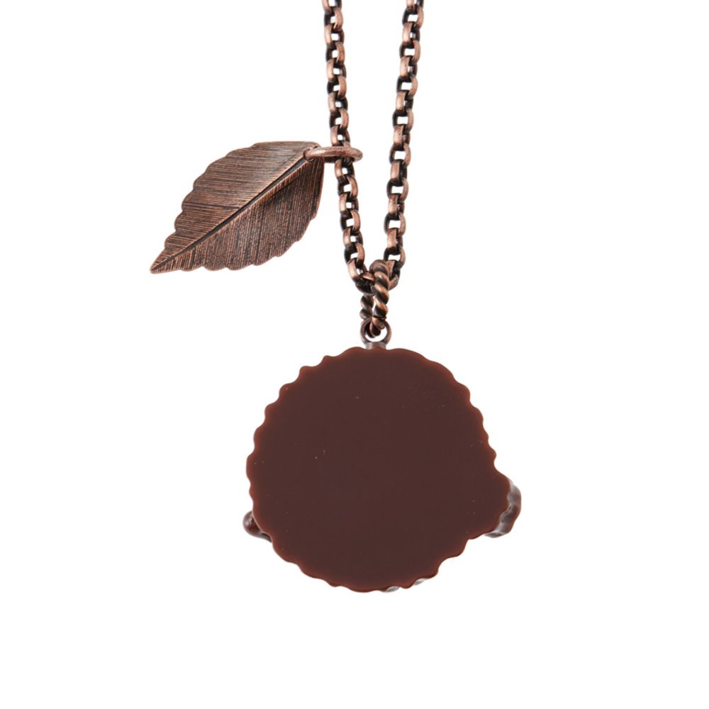 【キューポット】7人のこびと/ネックレス　切り株