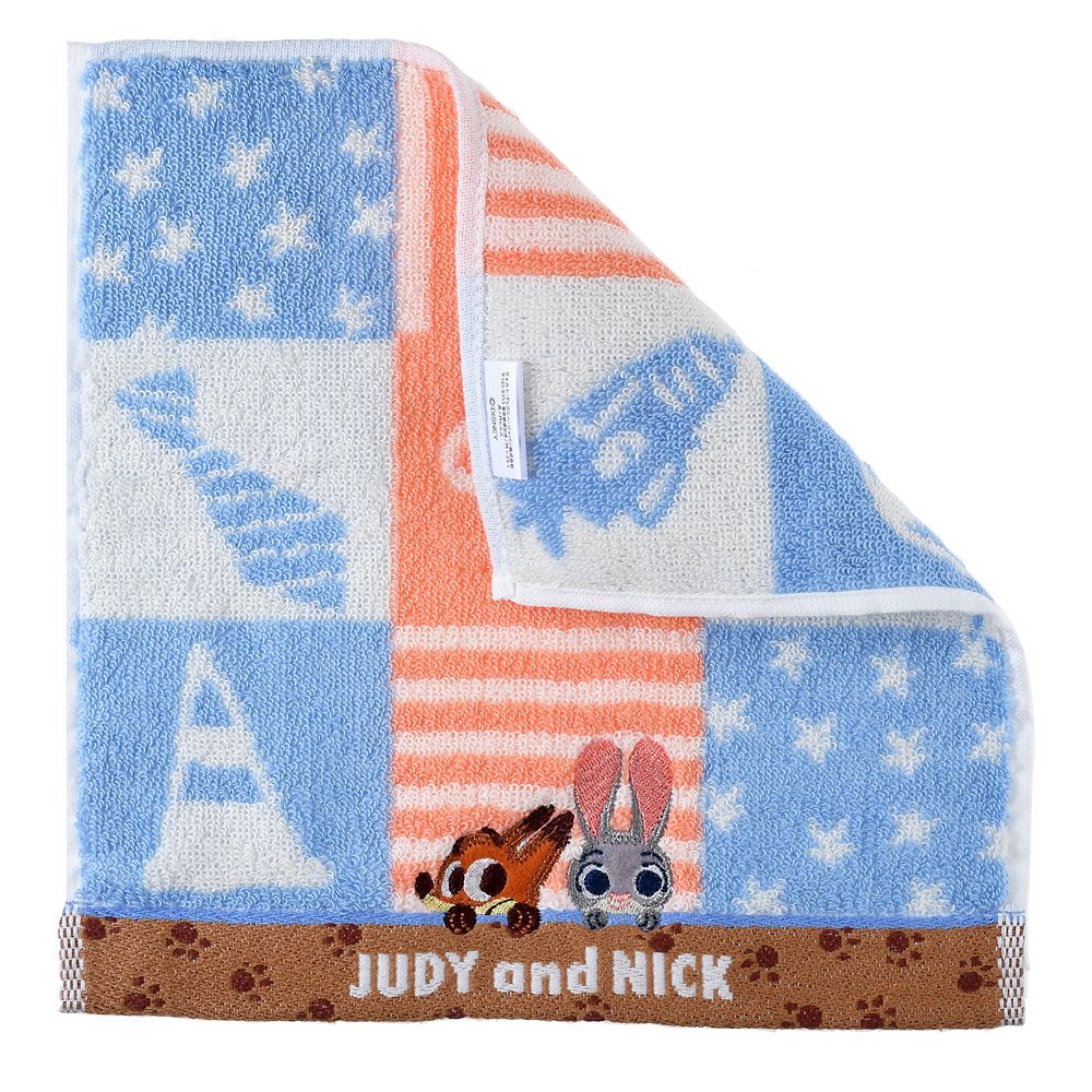 【再入荷】ジュディ・ホップス＆ニック・ワイルド ミニタオル ブロック POP