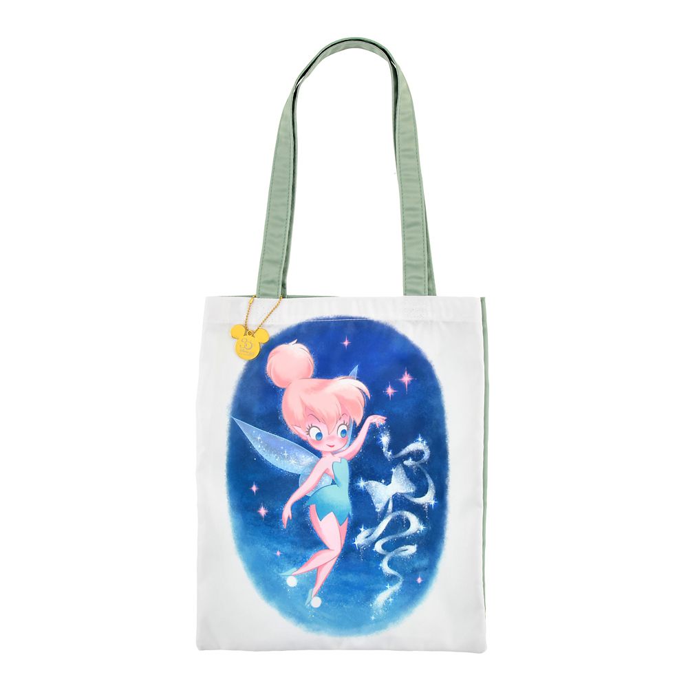 ティンカー・ベル トートバッグ チャーム付き Disney Store Japan 30th Anniversary トミカ40周年キャンペーン×picnic クリアトートバッグ非売品、シールおまけ