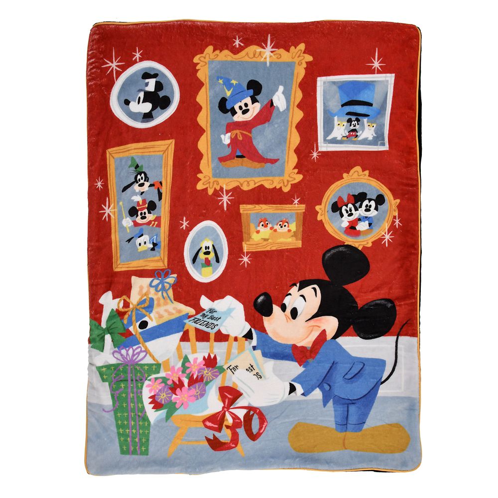 公式 ショップディズニー ミッキー フレンズ ブランケット リバーシブル Disney Store Japan 30th Anniversary