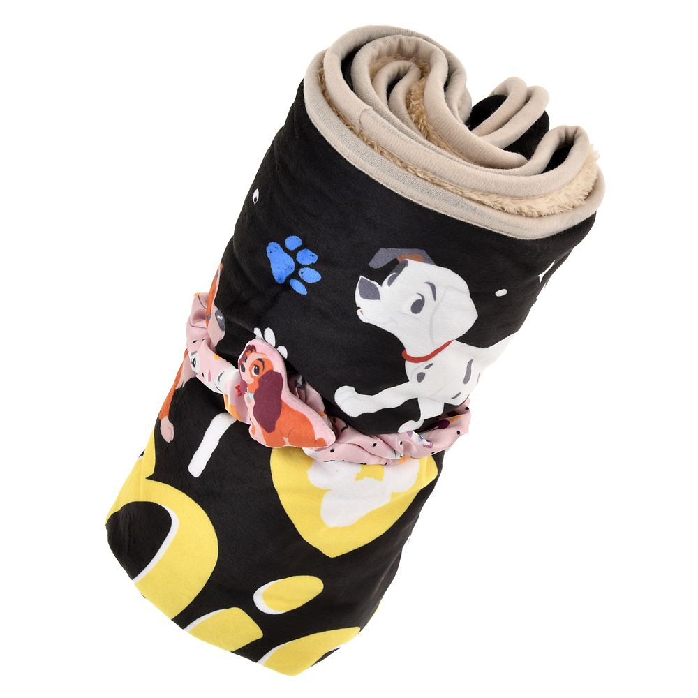 公式 ショップディズニー ディズニーキャラクター ブランケット シュシュ付き Dog Day 22