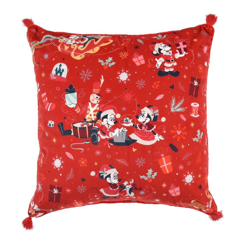 公式 ショップディズニー ミッキー フレンズ クッション Disney Christmas 22